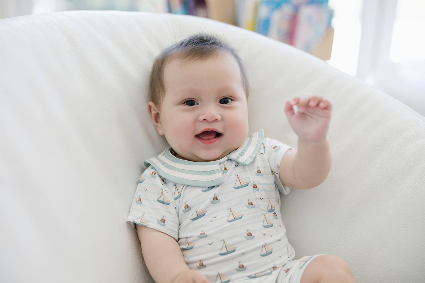 Magnetic Little Sailor Romper