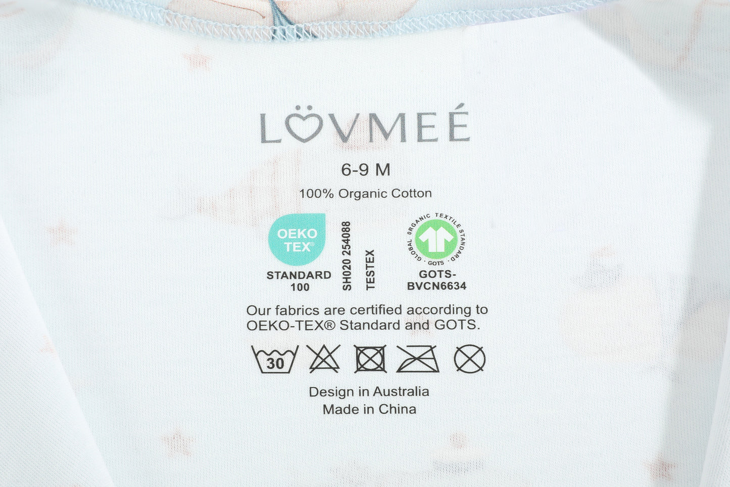 Magnetic Ocean Whales Baby Growsuit