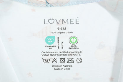 Magnetic Ocean Whales Baby Growsuit