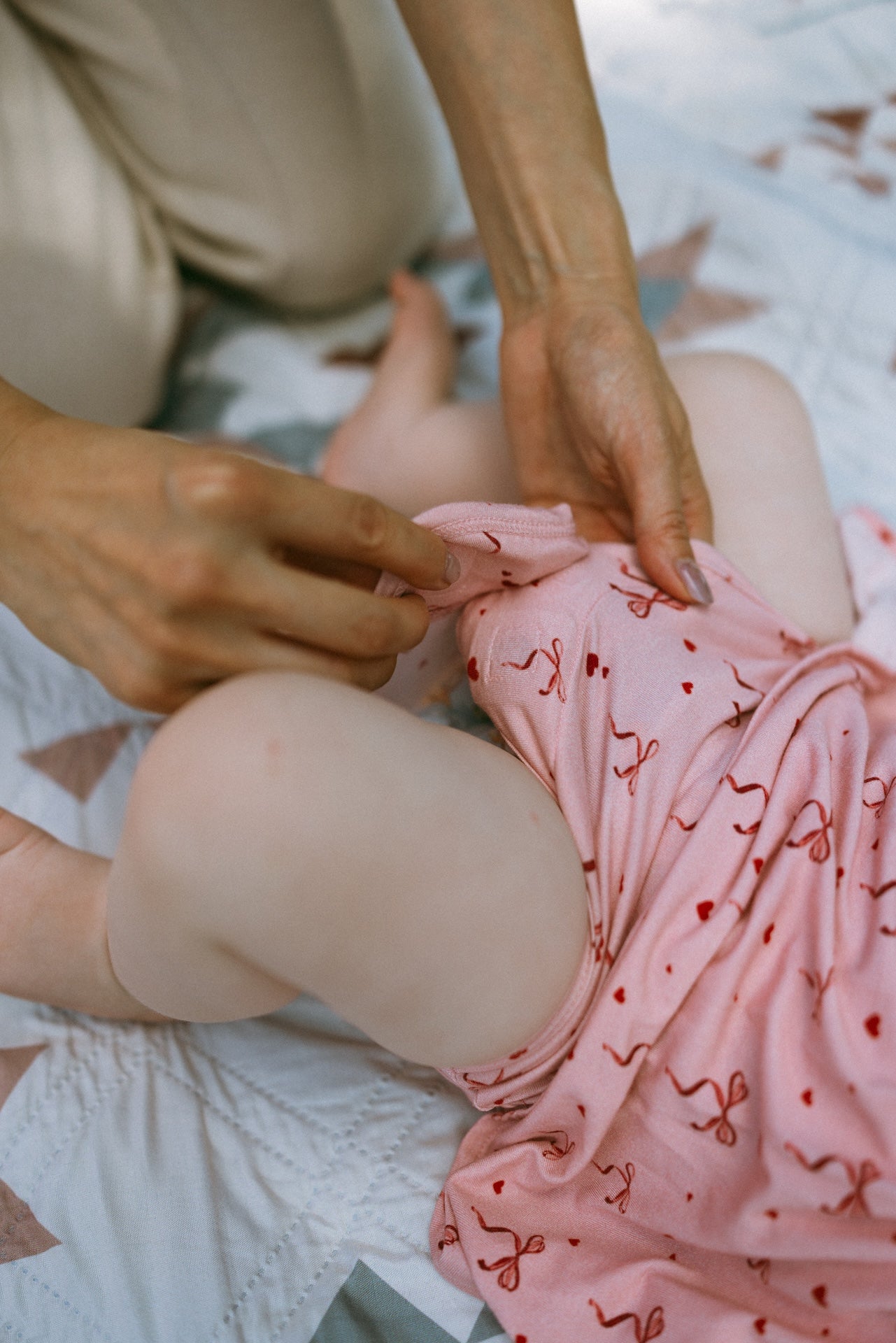 Magnetic Little Bow Baby Dress