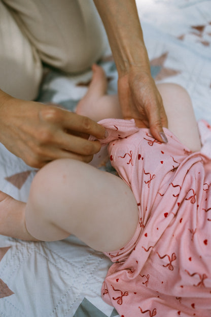 Magnetic Little Bow Baby Dress