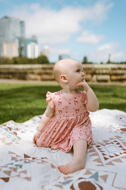 Magnetic Little Bow Baby Dress