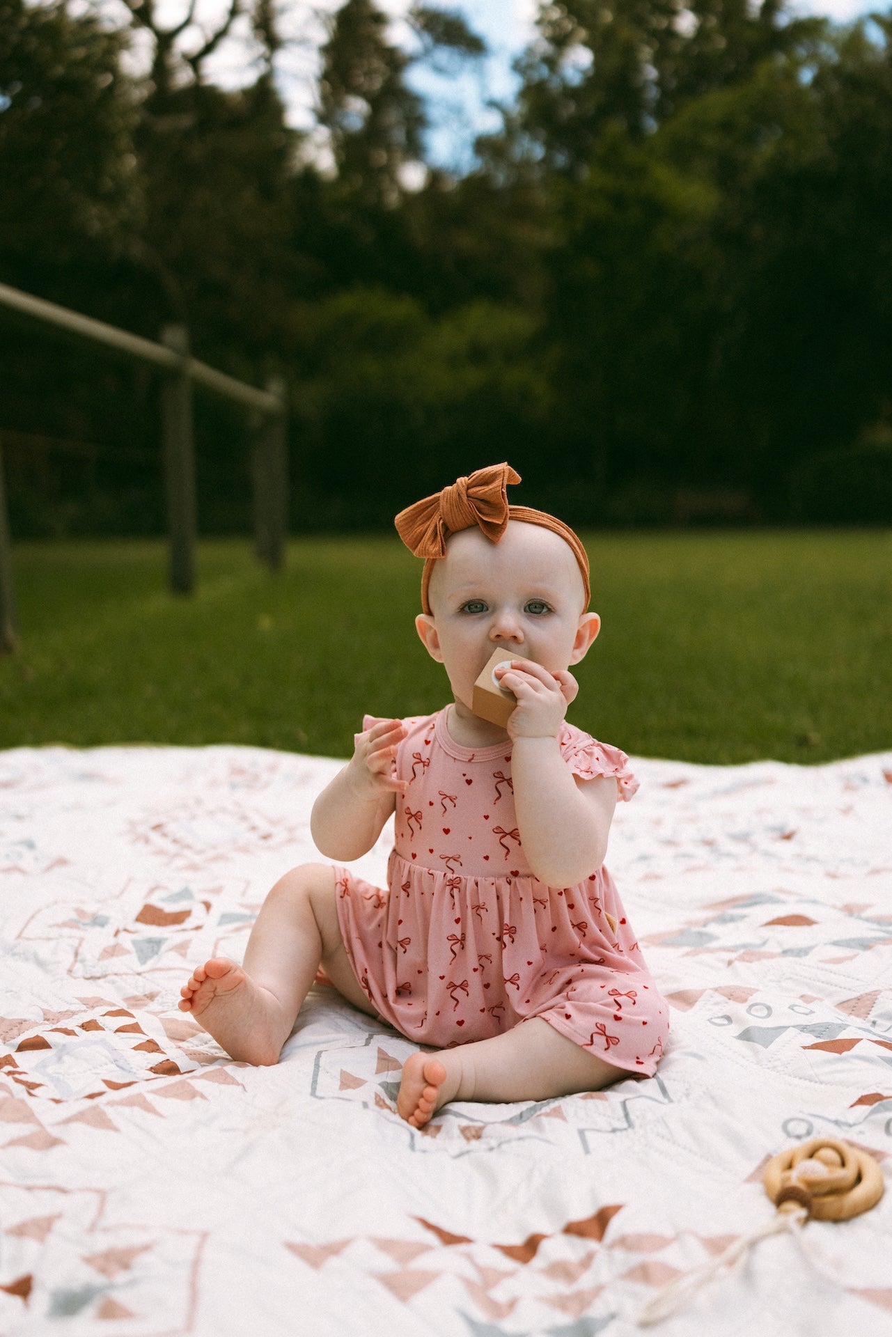 Magnetic Little Bow Baby Dress
