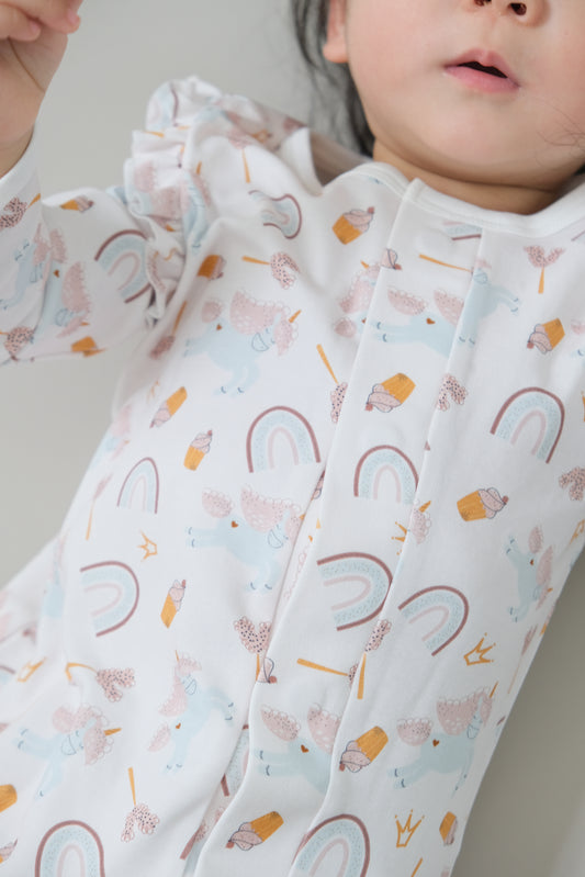 Magnetic Pastel Dreams Unicorn Growsuit