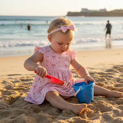 Magnetic Little Bow Baby Dress
