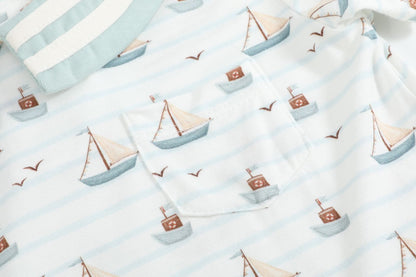 Magnetic Little Sailor Romper